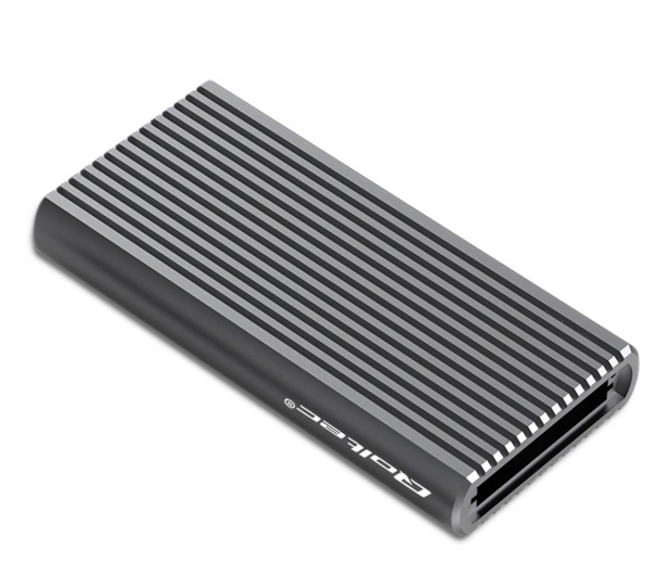 QOLTEC Obudowa M.2 NVMe SATA RGB LED USB-C 4TB - 1213293 - zdjęcie 2